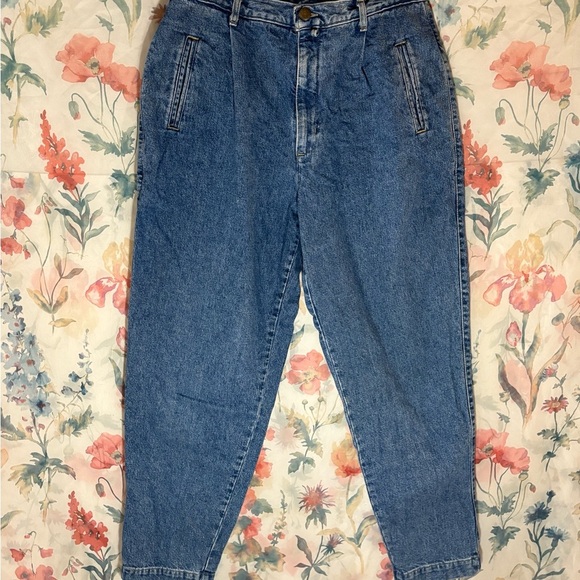 Vintage Dockers Women's High Rise Jeans - Blue - Picture 1 of 11